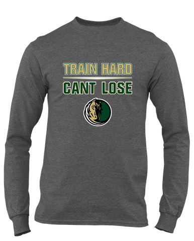 Morrow Mustangs Train Hard, Can't Lose Men's LS T-Shirt