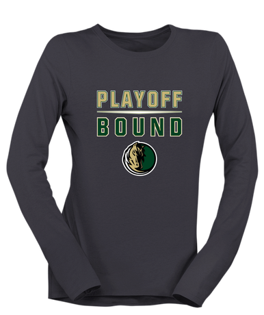 Morrow Mustangs Playoff Bound Women's LS T-Shirt