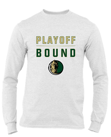 Morrow Mustangs Playoff Bound Men's LS T-Shirt
