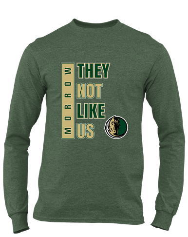 Morrow Mustangs They Not Like Us #1 Men's LS T-Shirt