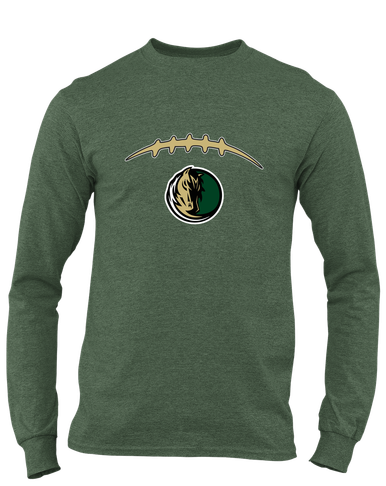 Morrow Mustangs Football #2 Men's Premium LS T-Shirt