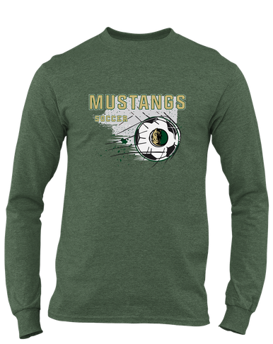 Morrow Mustangs Soccer #2 Men's LS T-Shirt