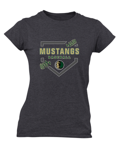 Morrow Mustangs Baseball #2 Women's SS T-Shirt