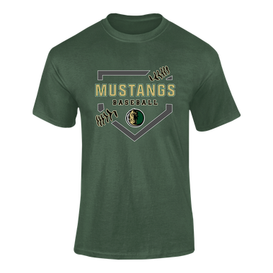 Morrow Mustangs Baseball #2 Men's SS T-Shirt