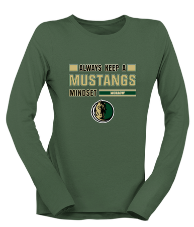 Morrow Mustangs Mindset Women's LS T-Shirt