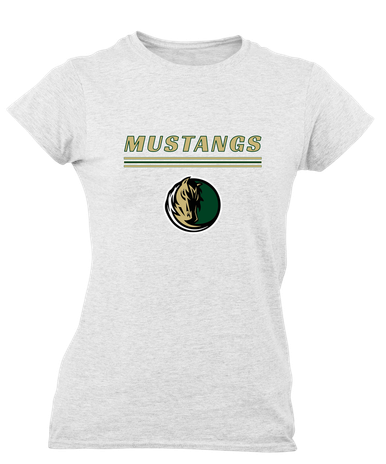 Morrow Mustangs Mascot #8 Women's Premium SS T-Shirt