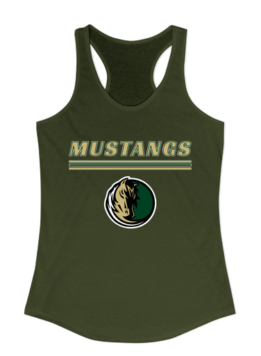 Morrow Mustangs Mascot #8 Women's Tank Top