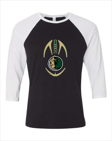 Morrow Mustangs Football #4 Men's Baseball T-Shirt