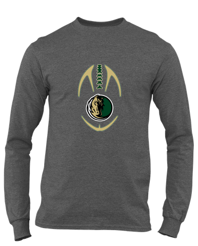Morrow Mustangs Football #4 Men's Premium LS T-Shirt