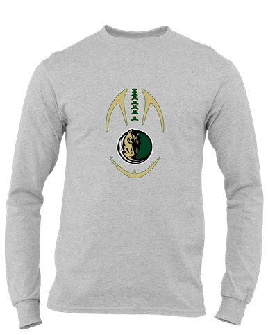 Morrow Mustangs Football #4 Men's LS T-Shirt