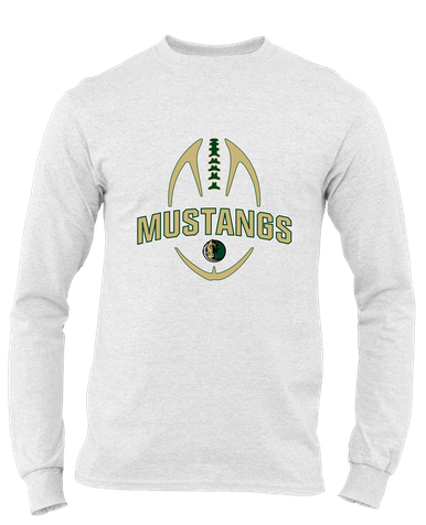 Morrow Mustangs Football #5 Men's LS T-Shirt