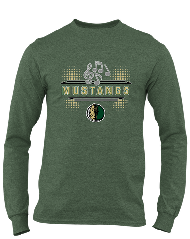 Morrow Mustangs Band # 3 Men's LS T-Shirt