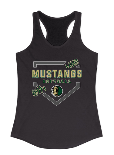 Morrow Mustangs Softball #2 Women's Tank Top
