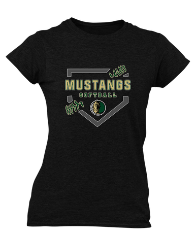 Morrow Mustangs Softball #2 Women's SS T-Shirt