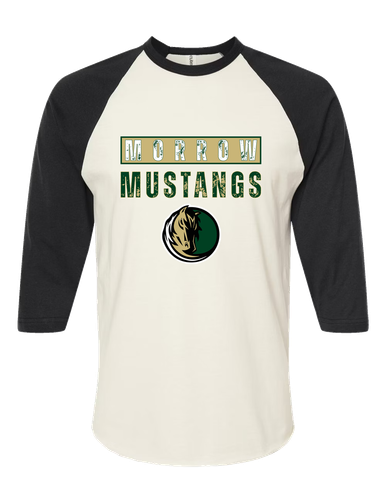 Morrow Mustangs Mascot #9 Women's Baseball T-Shirt