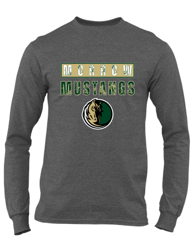 Morrow Mustangs Mascot #9 Men's Premium LS T-Shirt