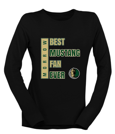 Morrow Mustangs Best Mustang Fan Women's LS T-Shirt