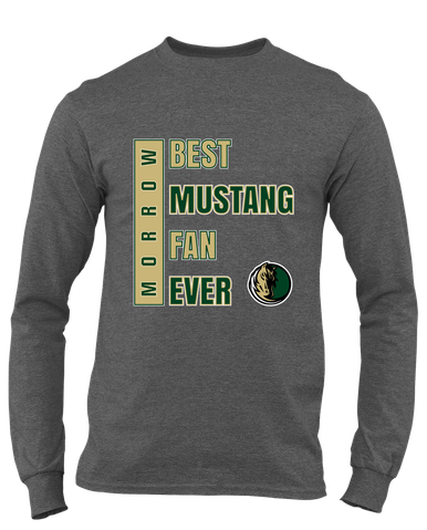 Morrow Mustangs Best Mustang Fan Men's LS T-Shirt