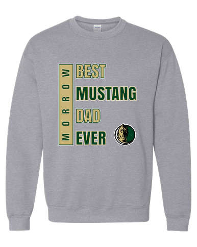 Morrow Mustangs Best Mustang Dad Men's Sweatshirt