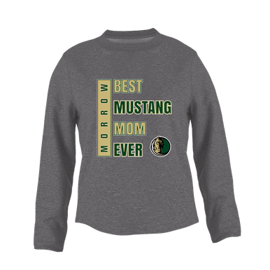 Morrow Mustangs Best Mustang Mom Women's Sweatshirt
