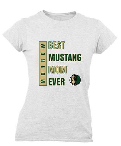 Morrow Mustangs Best Mustang Mom Women's SS T-Shirt