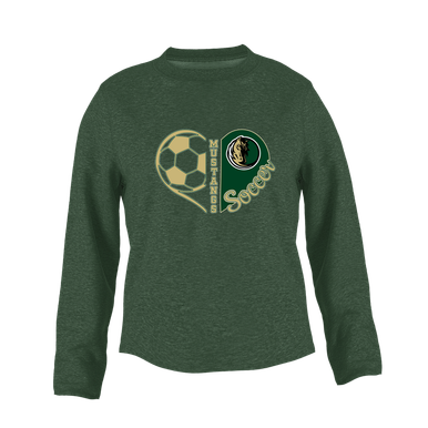 Morrow Mustangs Heart Soccer Women's Sweatshirt
