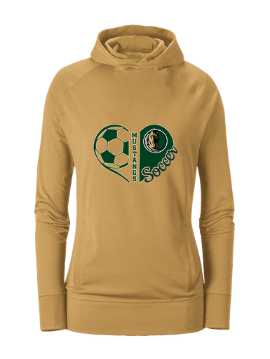 Morrow Mustangs Heart Soccer Women's Hoodie