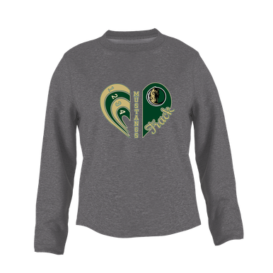 Morrow Mustangs Heart Track Women's Sweatshirt