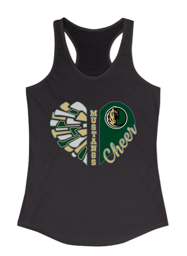 Morrow Mustangs Heart Cheer Women's Tank Top