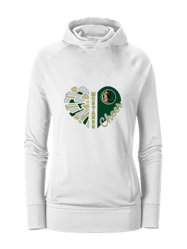 Morrow Mustangs Heart Cheer Women's Hoodie