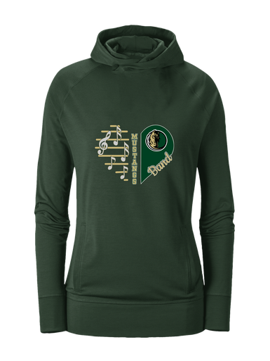 Morrow Mustangs Heart Band Women's Hoodie