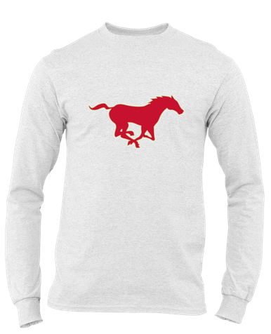 Coronado Mustangs Mascot #1 Men's LS T-Shirt