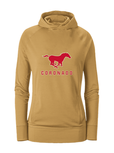 Coronado Mustangs Mascot #2 Women's Hoodie