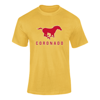 Coronado Mustangs Mascot #2 Men's SS T-Shirt