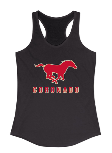 Coronado Mustangs Mascot #2 Women's Tank Top