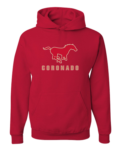 Coronado Mustangs Mascot #2 Men's Premium Hoodie