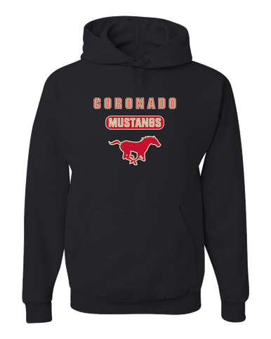 Coronado Mustangs Mascot #3 Men's Premium Hoodie