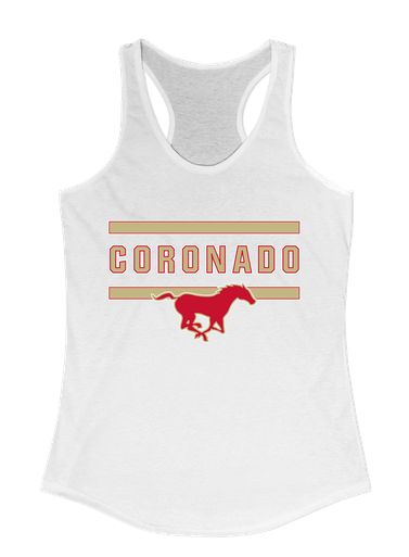 Coronado Mustangs Mascot #4 Women's Tank Top