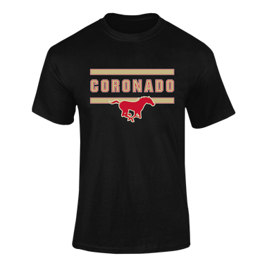 Coronado Mustangs Mascot #4 Men's Premium SS T-Shirt