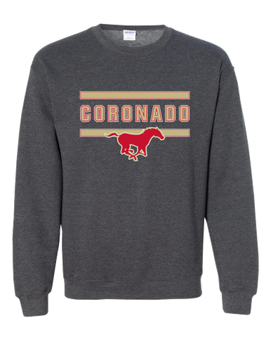 Coronado Mustangs Mascot #4 Men's Sweatshirt
