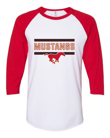 Coronado Mustangs Mascot #5 Women's Baseball T-Shirt