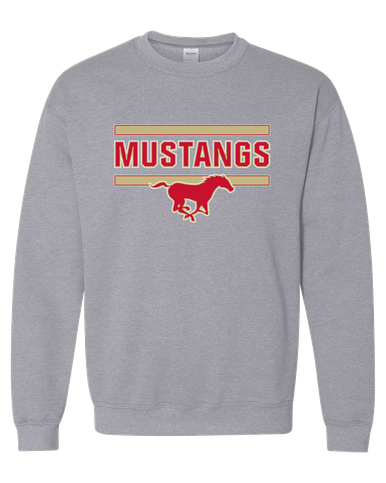 Coronado Mustangs Mascot #5 Men's Sweatshirt