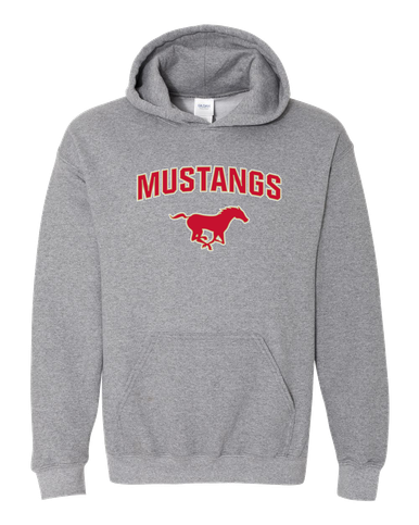 Coronado Mustangs Mascot #6 Men's Hoodie