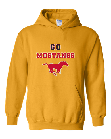 Coronado Mustangs Go Team Men's Hoodie