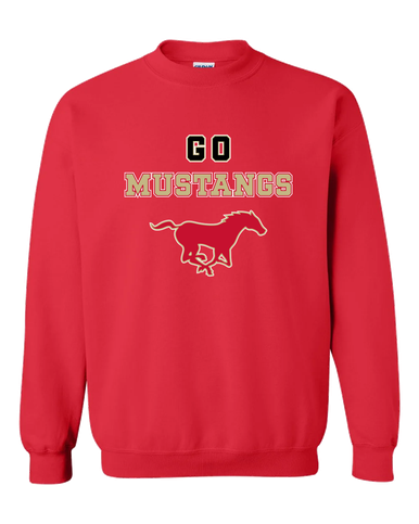 Coronado Mustangs Go Team Men's Sweatshirt