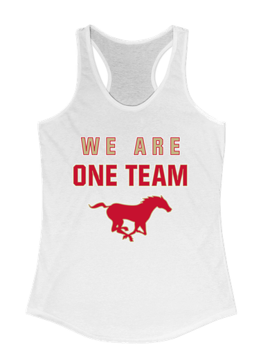 Coronado Mustangs We Are One Team Women's Tank Top