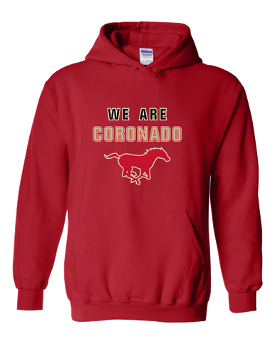 Coronado Mustangs We Are Men's Hoodie