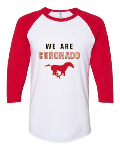 Coronado Mustangs We Are Women's Baseball T-Shirt