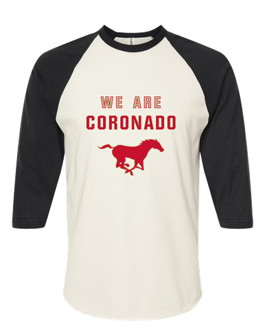Coronado Mustangs We Are Men's Baseball T-Shirt