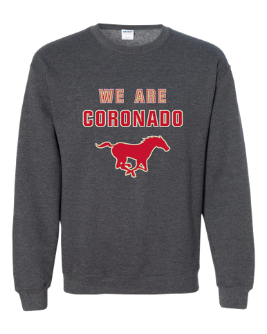 Coronado Mustangs We Are Men's Sweatshirt